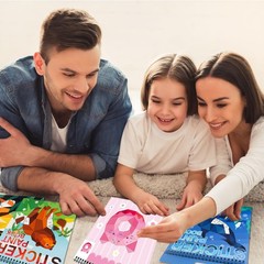 Sticker by Number Book for Kids Ages 48, 812 and Adults Animals, Ocean, Desse…