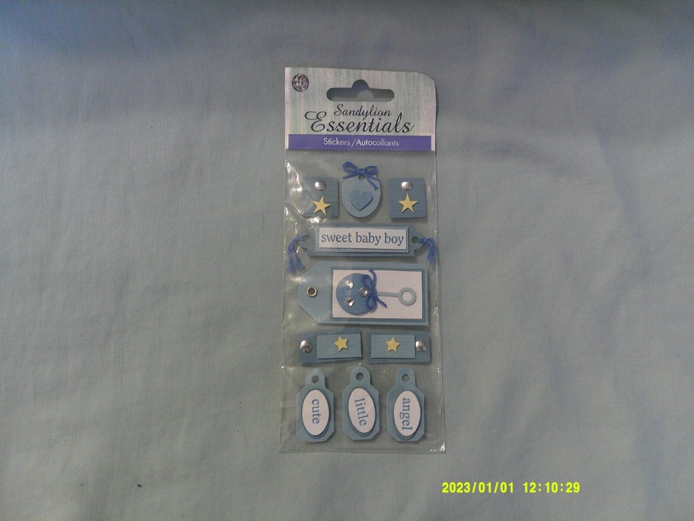 Sandylion Essentials Stickers Baby Boy Theme BRAND NEW!