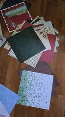 Scrapbook Paper Cardstock Craft Paper Lot Mixed Patterns Colors Junk Journal