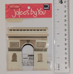 Jolee’s Arc De Triumph (Triomphe) Paris France Travel Scrapbooking Embellishment