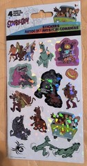 SCOOBY-DOO HALLOWEEN 54 STICKERS (4 Sheets) Multiple Designs NEW! Free Shipping!