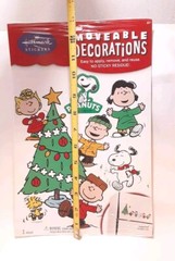 Hallmark Peanuts Snoopy Moveable Stickers Christmas Decoration Sheet New
