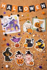 Halloween Animal Sticker Set – 64 Piece