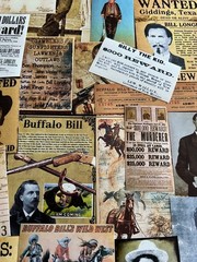 #780 – RARE WILD WEST GUNFIGHTER GAMBLER LAWMEN OUTLAW JUNK JOURNAL KIT 100+ PCS