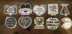Dark Romance Reader Stickers Set Of 10