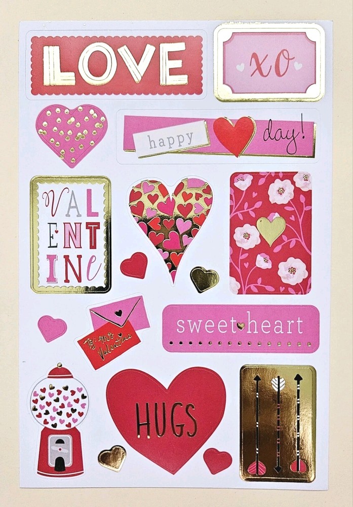 Happy Valentine’s Day /Love / Sticker sheet