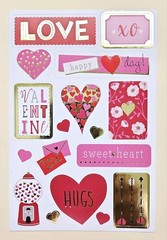 Happy Valentine’s Day /Love / Sticker sheet