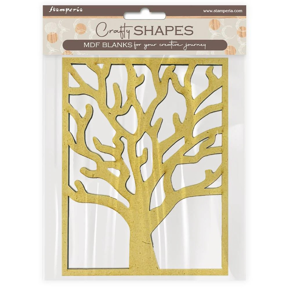Stamperia Crafty Shapes – Herbarium Silvae Tree, KLSM74