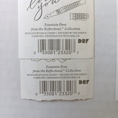 Lot of 4 Mrs. Grossman’s Fountain Pens Reflections Collection Sticker Mods
