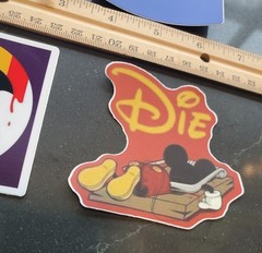 ANTI Disney STICKERS Variety Pack (6) *5* Year Warranty!!