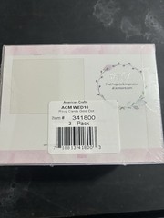 American Crafts Gold Dot RSVP Cards. 3 Packs Of 25