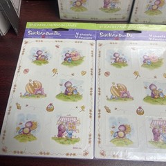 Vintage American Greetings Easter Chick Stickers 20 Sheets 5 Packages