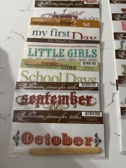 My Mind’s Eye Bohemia Transfer Titles Rub On Scrapbooking Craft (You Choose)