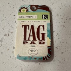 K&Company Happy Trails Tag Pad 24 Multicolor Tags MPN 565623