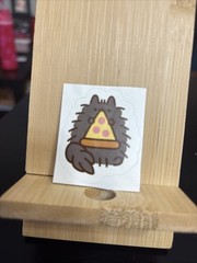 Pip from Pusheen with Pizza Sticker 1.75 inches H x 1.5 inches W