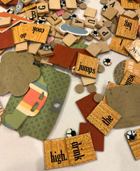 1000’s Papercrafting Chipboard Accents Scrabble Wood Letter Tags Sayings