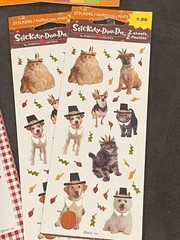American Greetings Sticker Fall Thanksgiving Mixed Lot 24 Sheets 528 Stickers