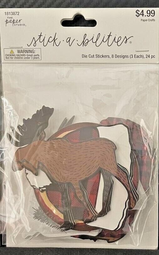 Stickabilities WOODLAND ADVENTURE Die Cut Shape Stickers~Gorgeous! High Quality!