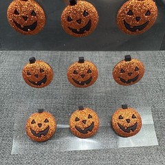 Recollections Halloween Sticker Pumpkins Spiders Black Crow Puffy Glitter Choice