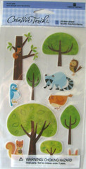 Forrest Animals | Flat Scrapbook Stickers | Creative Touch | American Greetings