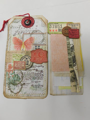 Junk Journal Add-Ons Handmade Tags Card Envelope File Clipboard Ephemera Set 2