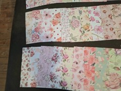 100 PC Scrapbooking JJ Books Of Watercolor Material Paper Pack Pink 5 1/2 X 33/4