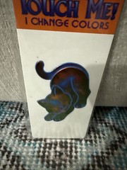 Vintage Oilies 80’s/90’s Touch Me Large Cat NIP Changes Color MYSTIC Rare