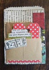 15 Piece Handmade Junk Journaling Ephemera Pack Folio Pocket Tags