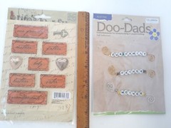Family Scrapbook Lot Of 2 K & Company Color Bok 3D Wire Bead Embellishments New