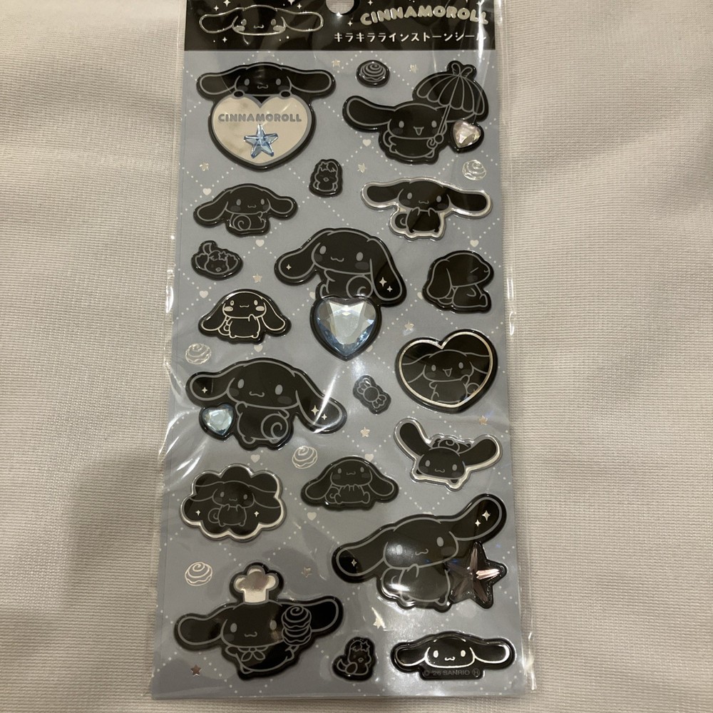 Brand New Sanrio Monotone Stone Cinnamoroll Sticker Sheet
