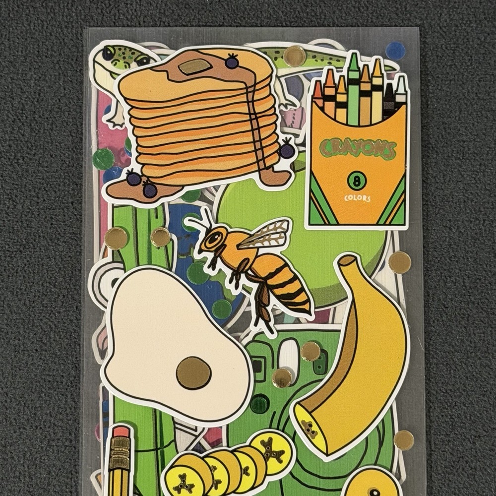 Pipsticks “Colors Of The Rainbow” (Kids-May 2026) Sticker Sheets (2x8in)