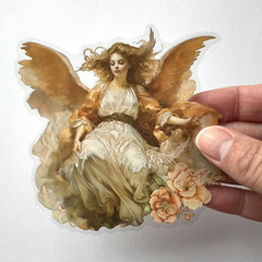 Angel Holographic Stickers Scrapbooking Planner Journal Card Making