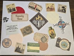 Huge Lot 90+ Travel Junk Journal Stickers Tickets Tags Labels Ephemera Vintage