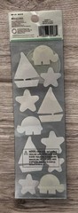 Martha Stewart Sailboat & StarBaby Boy Pop-Up Scrapbooking Stickers NEW