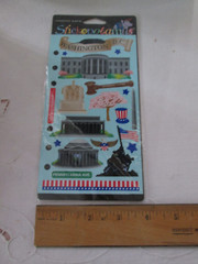 1 PK Stickopotamus Assted. Washington, DC Stickers, New 1 Sheet