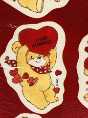 New Vintage Forget Me Not – American Greetings Valentine Stickers Sealed