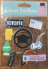 RARE Jolees NEW DRIVER Learn To Drive Car🚗Steering Wheel Keys🔑License Permit