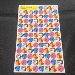 Vintage Trend Farm Animals 2 Sheets T-46023 Goat Cow Chicken Pig Rooster