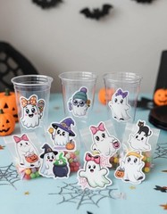 Halloween Ghost Sticker Set – 32 Piece