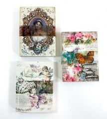 Romantic Victorian Style Paper Pads LOT Ephemera for Junk Journal Scrapbook Card
