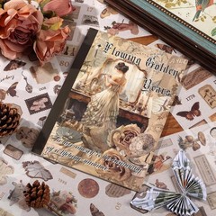 Vintage Ephemera Sticker 24 Sheets 480 precut washi Stickers Paper Journal Stick