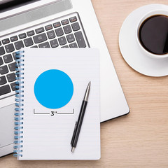 3 Inch round Colored Stickers, Permanent Colored Labels Sticky Dots, Ideal Color