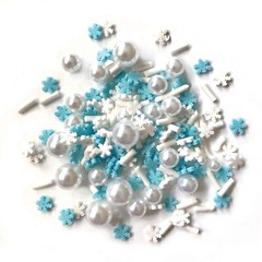 Buttons Galore Assorted WINTER Theme Buttons And Embellishments 6 pc