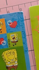 Vintage stickers SpongeBob, Fairly Odd Parents Rugrats Nickelodeon Lot 2 Sheets
