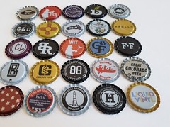 500 FLATTENED Beer Bottle Caps Craft Crown Caps Flat