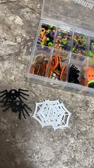Scrapbooking Lot Halloween Embellishments Brads Eyelets Oriental Trading Pack