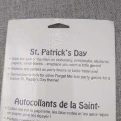 New Sealed VTG American Greetings St. Patrick’s Day Leprechaun Bear Stickers