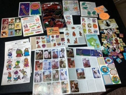 Large Lot Of 1980s Stickers