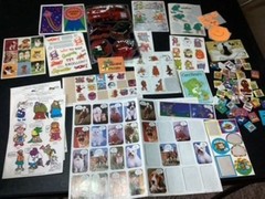 Large Lot Of 1980s Stickers