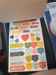 732 Pc Booklet Recollections Planner Stickers Travel Theme